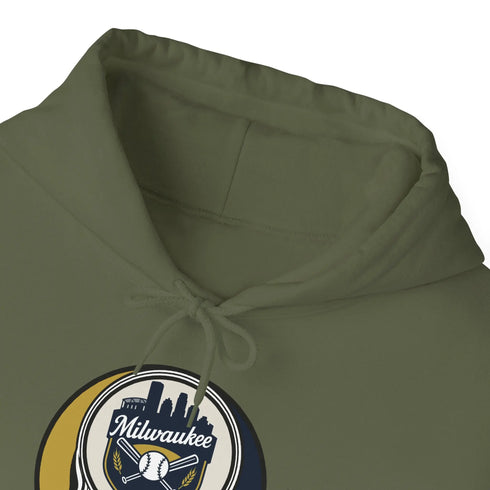 Grateful Dead - Milwaukee Brewers Grateful Dead Unisex Heavy Blend Hoodie - MLB - StealieShop
